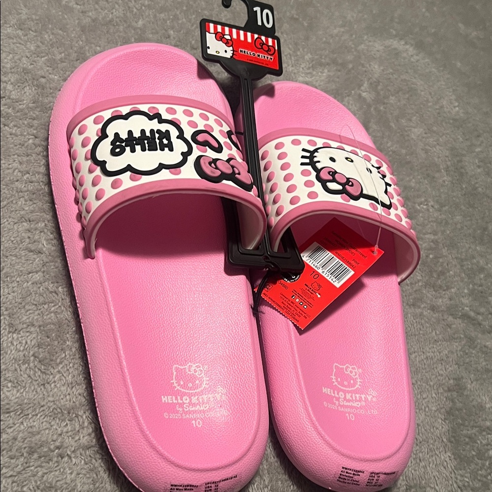 Hello Kitty Pink Slide Sandals - Picture 3 of 6